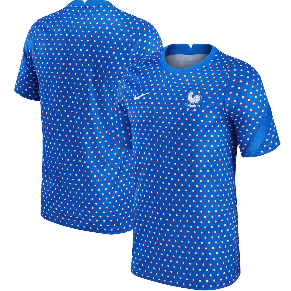 France Women's National Team 2025/26 Pre-Match Top - Blue
