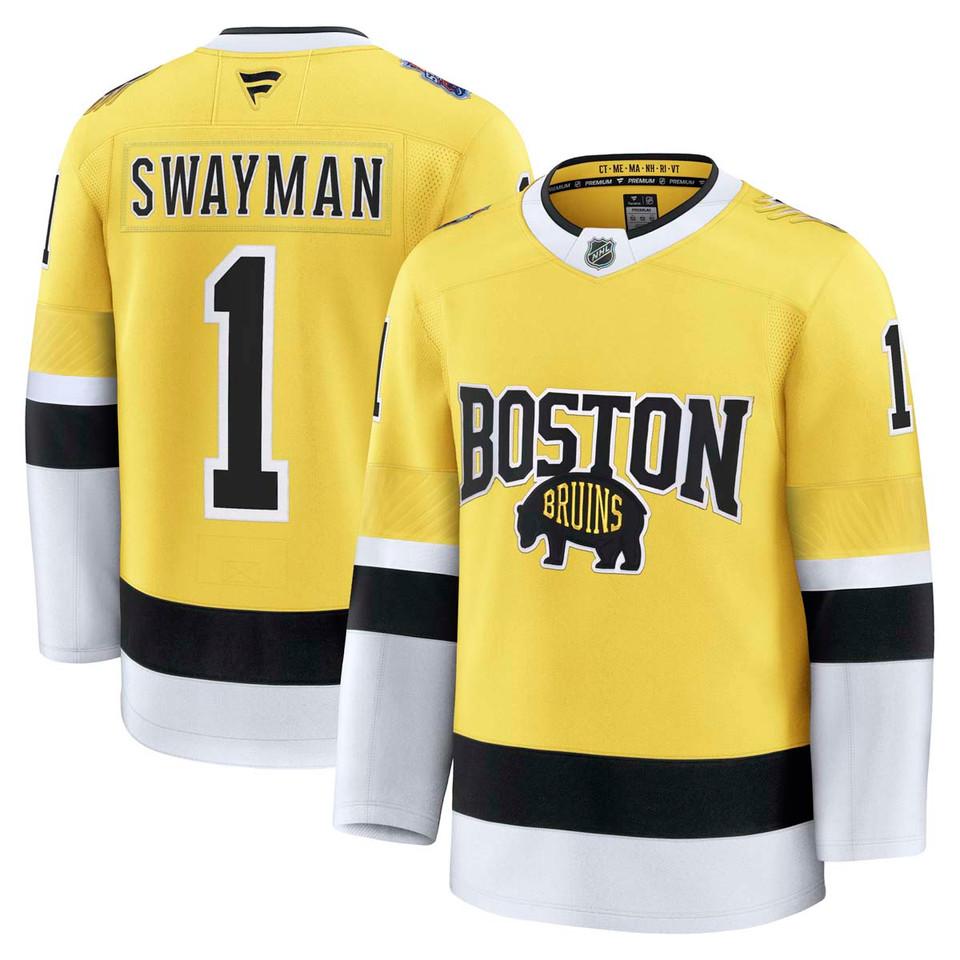 Boston Bruins 2026 NHL Stadium Series gold jersey