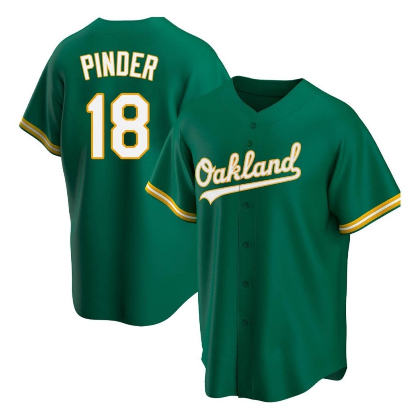 Baseball Chad Pinder Oakland Athletics 18 Jersey