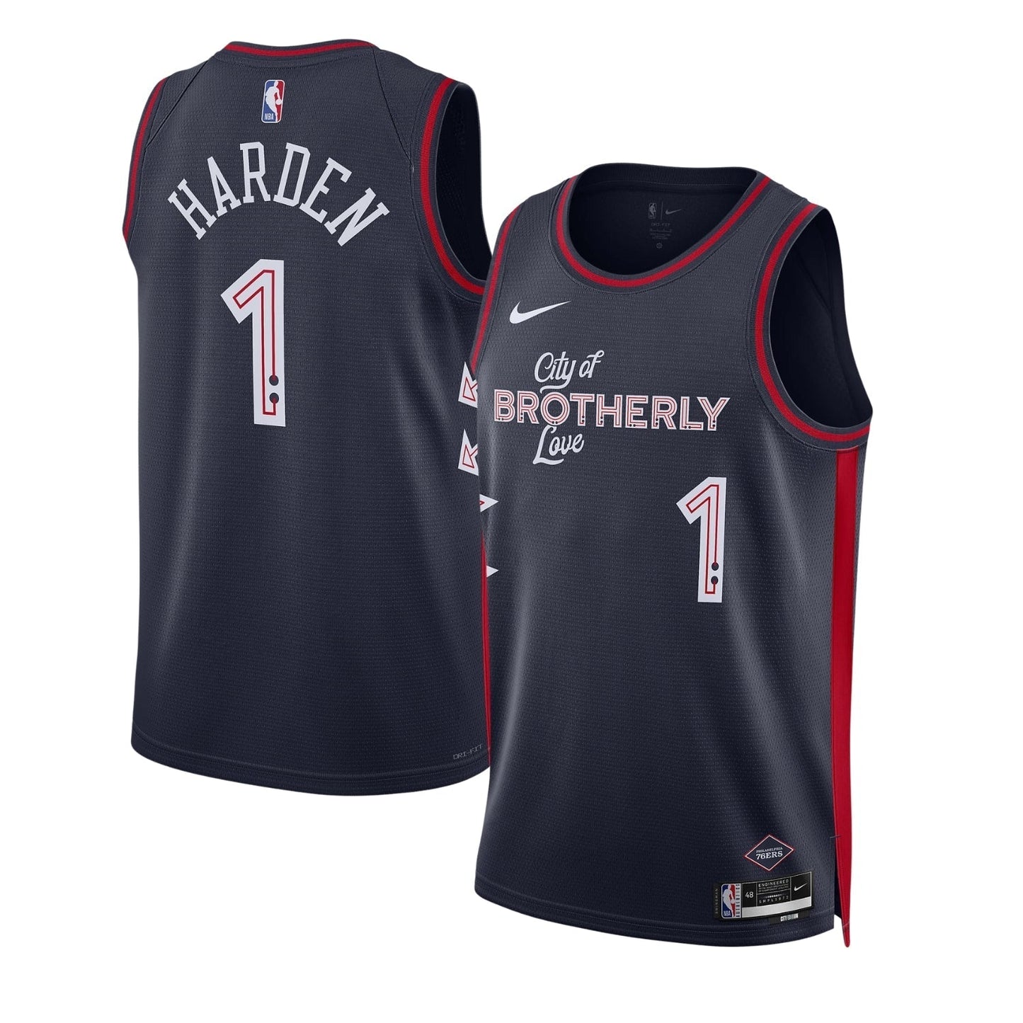 James Harden Philadelphia 76ers 1 Jersey
