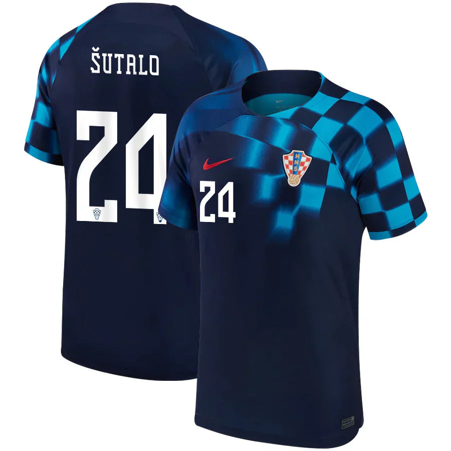 Josip Sutalo Croatia 24 FIFA World Cup Jersey
