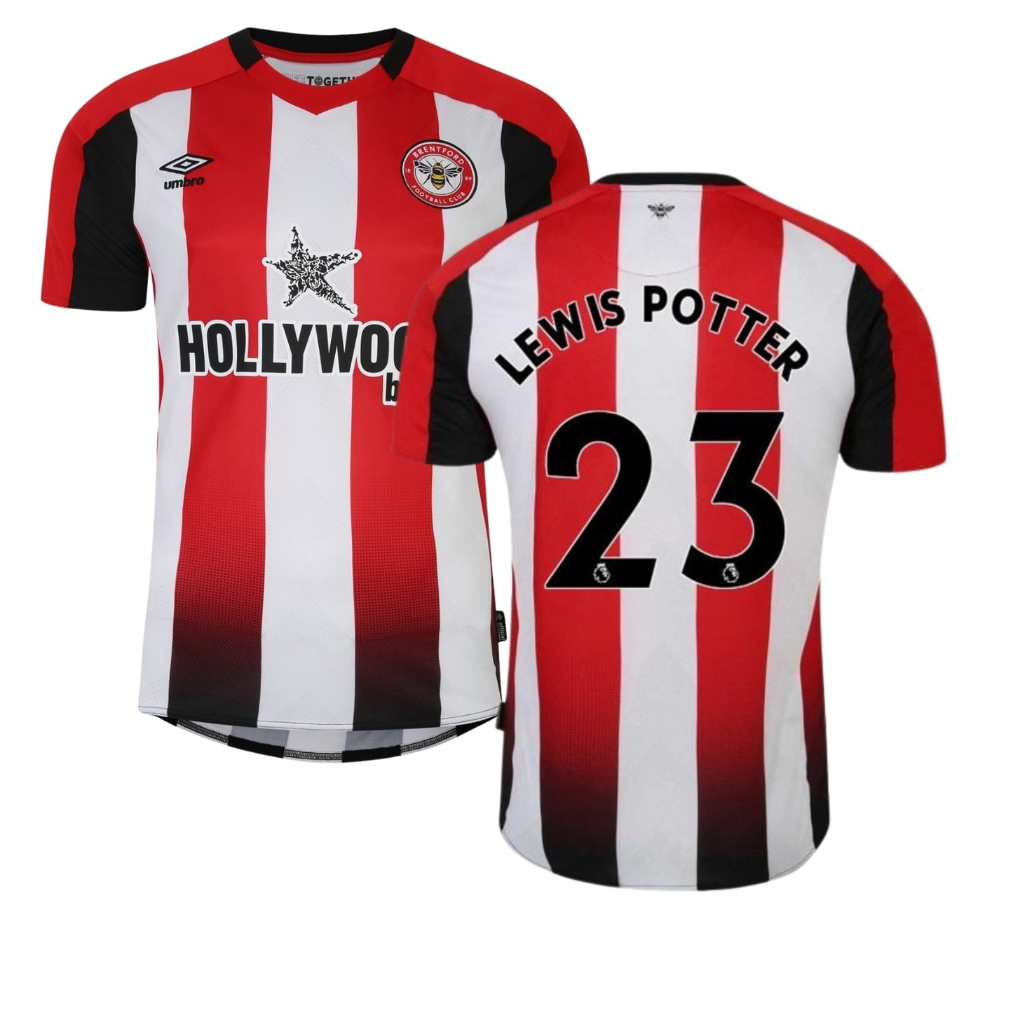 Kean Lewis-Potter Brentford 23 Jersey