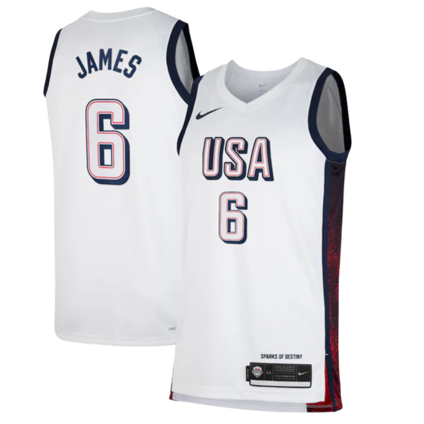 Lebron James Team USA 2024 Olympics Jersey