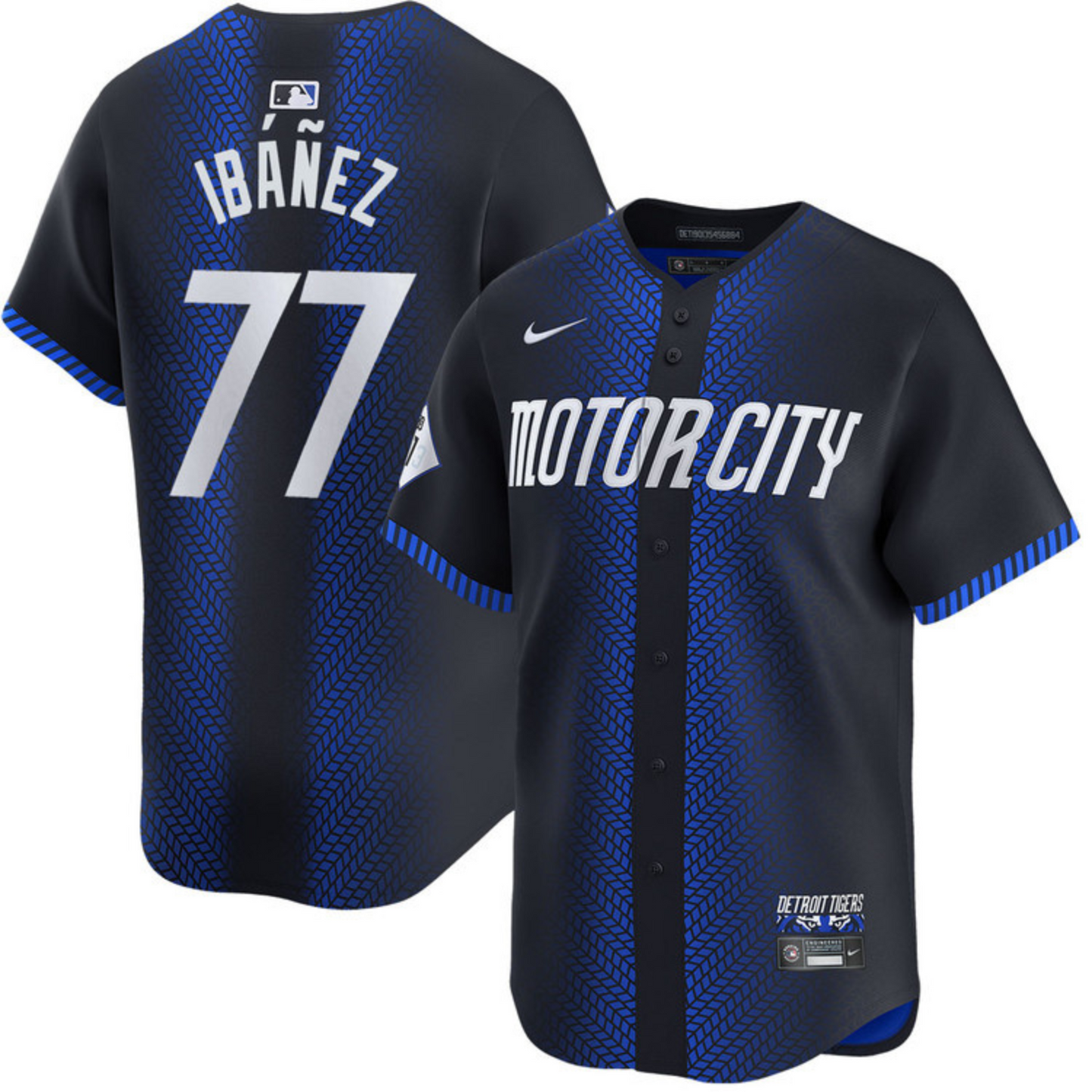 Baseball Andy Ibanez Detroit Tigers 77 Jersey