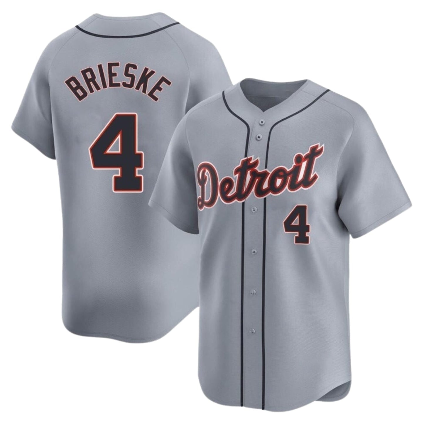 Baseball Beau Brieske Detroit Tigers 4 Jersey
