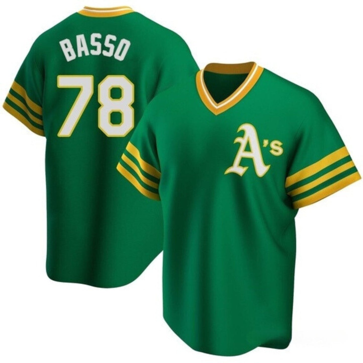 Baseball Brady Basso Oakland Atheltics 78 Jersey