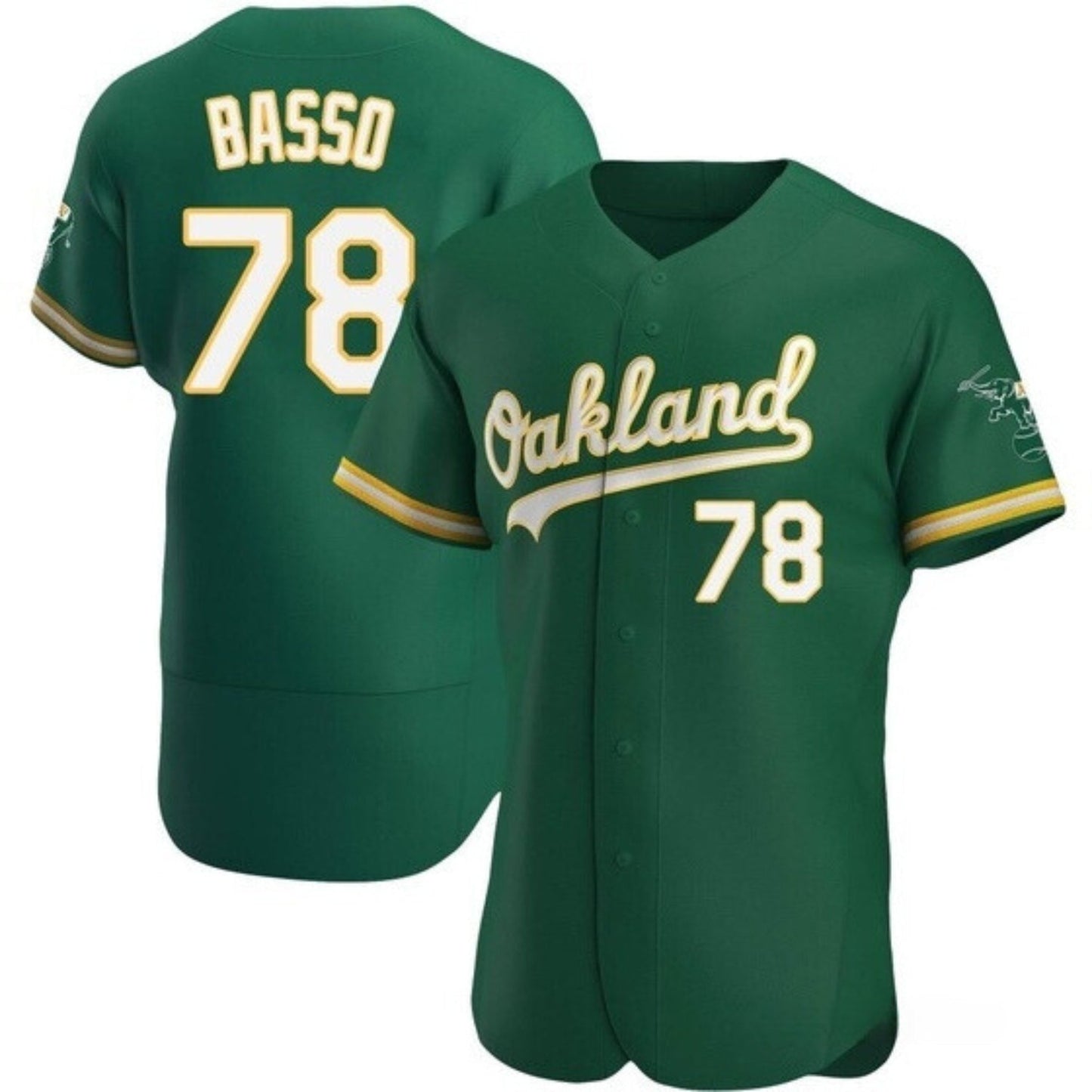 Baseball Brady Basso Oakland Atheltics 78 Jersey