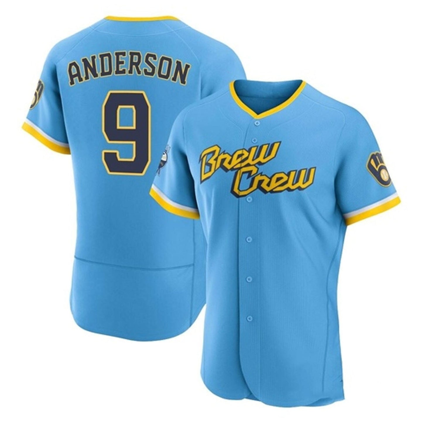 Baseball Brian Anderson Milwaukee Brewers 9 Jersey