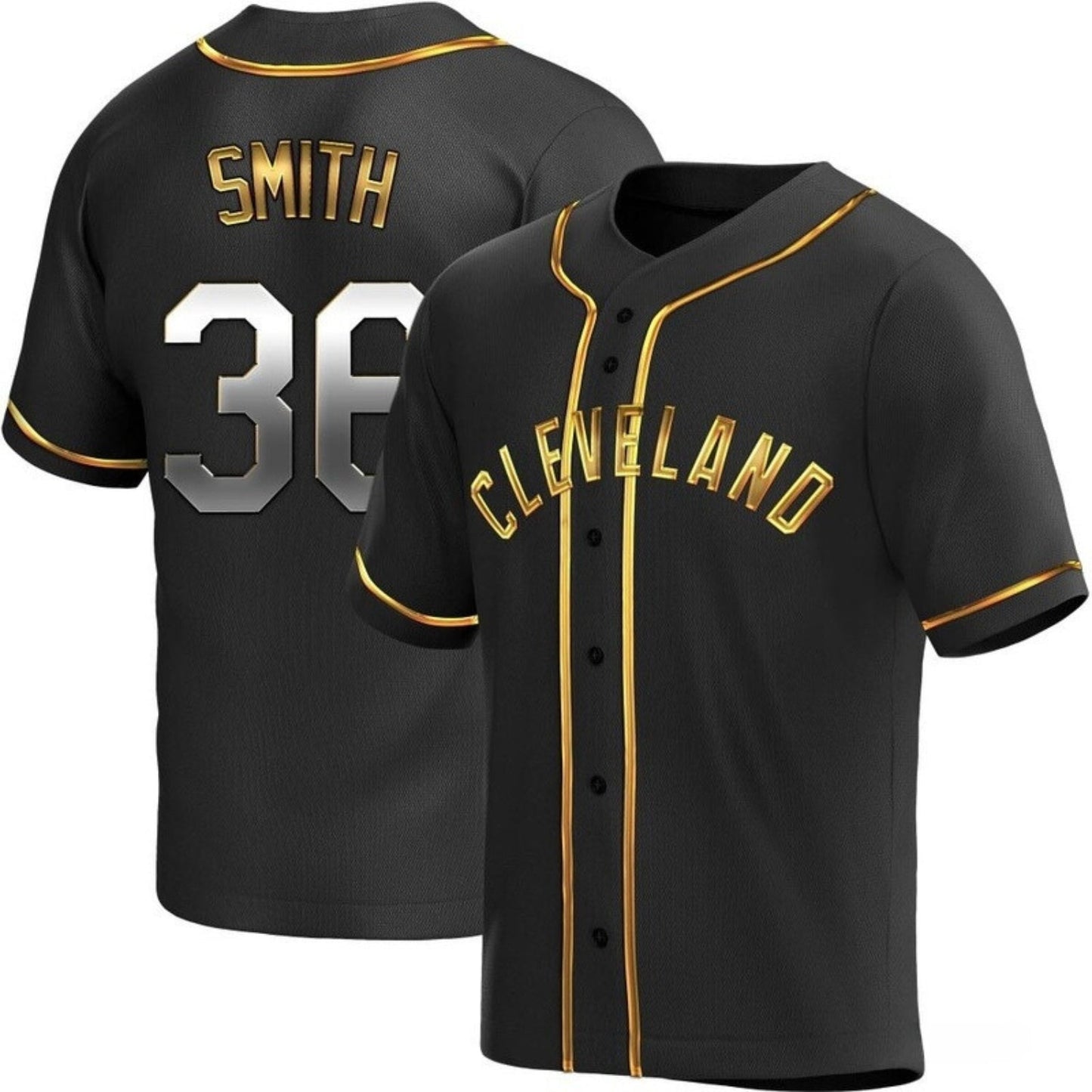 Baseball Cade Smith Cleveland Guardians 36 Jersey