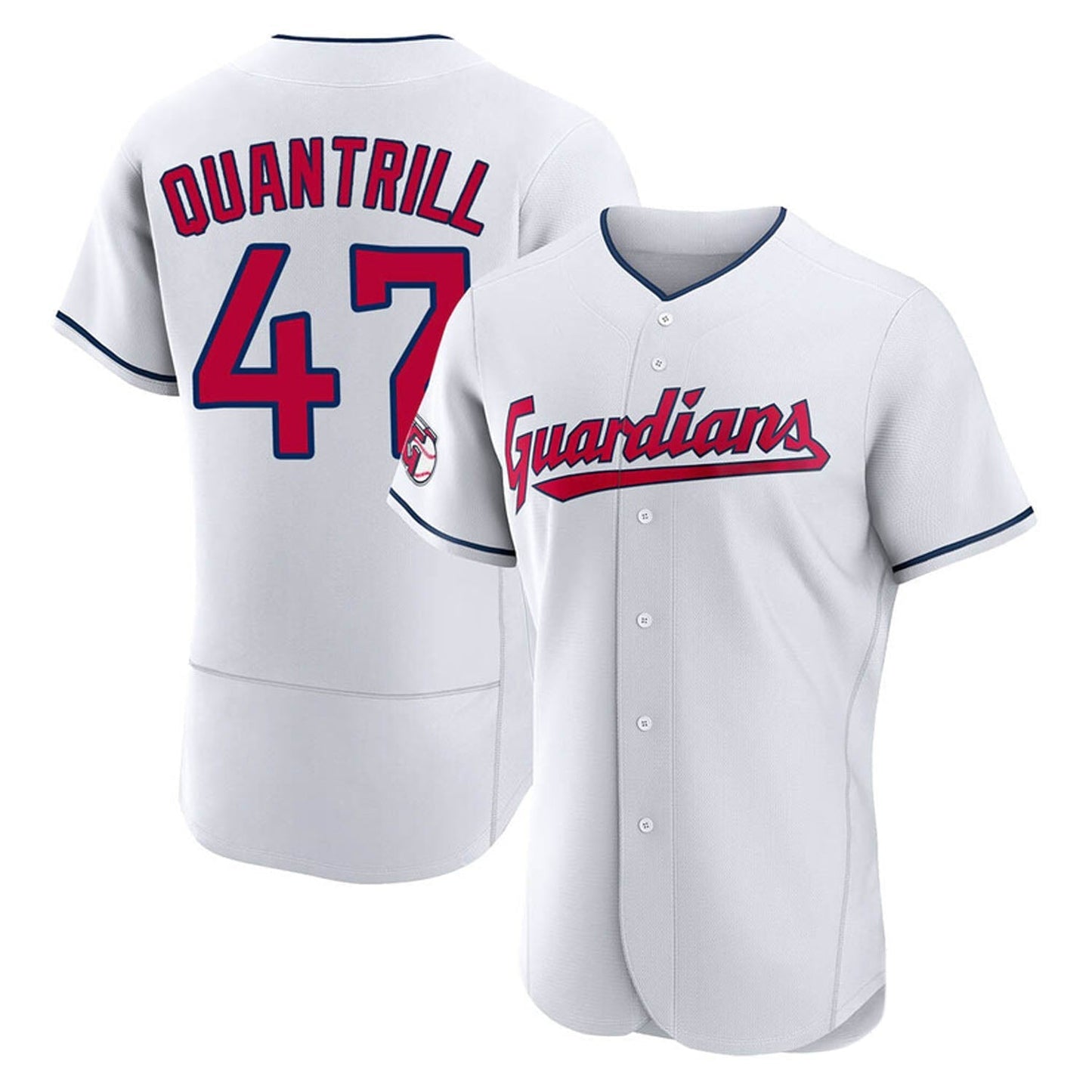 Baseball Cal Quantrill Cleveland Indians 47 Jersey