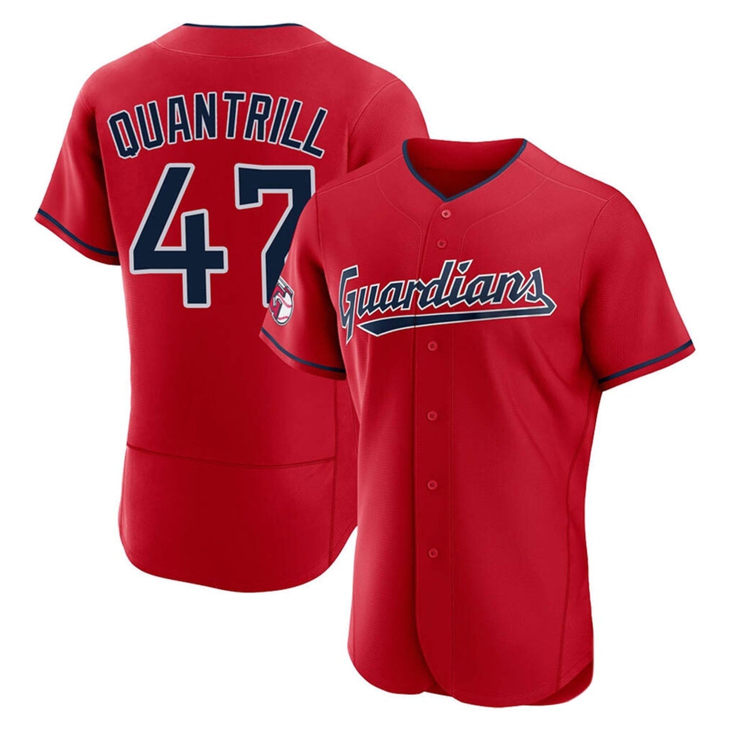 Baseball Cal Quantrill Cleveland Indians 47 Jersey
