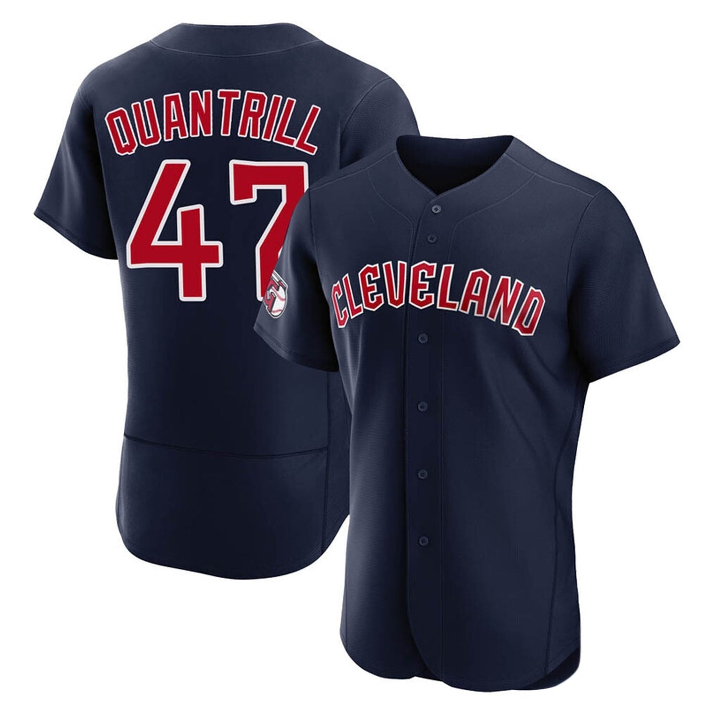 Baseball Cal Quantrill Cleveland Indians 47 Jersey