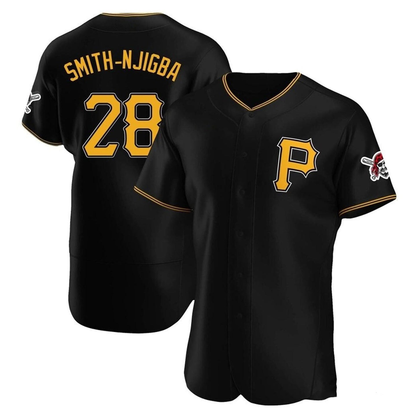 Baseball Canaan Smith-Njigba Pittsburgh Pirates 28 Jersey