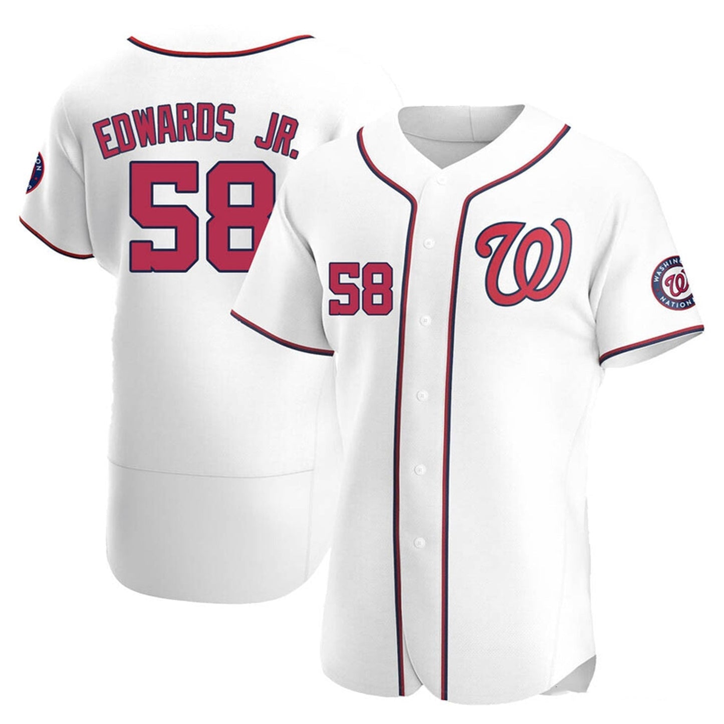 Baseball Carl Edwards Jr Washington Nationals 58 Jersey