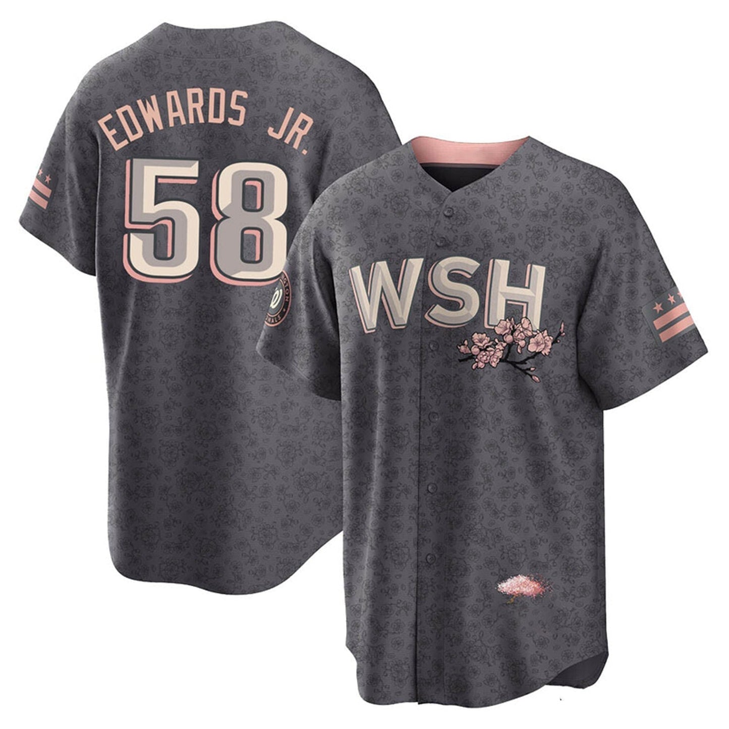 Baseball Carl Edwards Jr Washington Nationals 58 Jersey