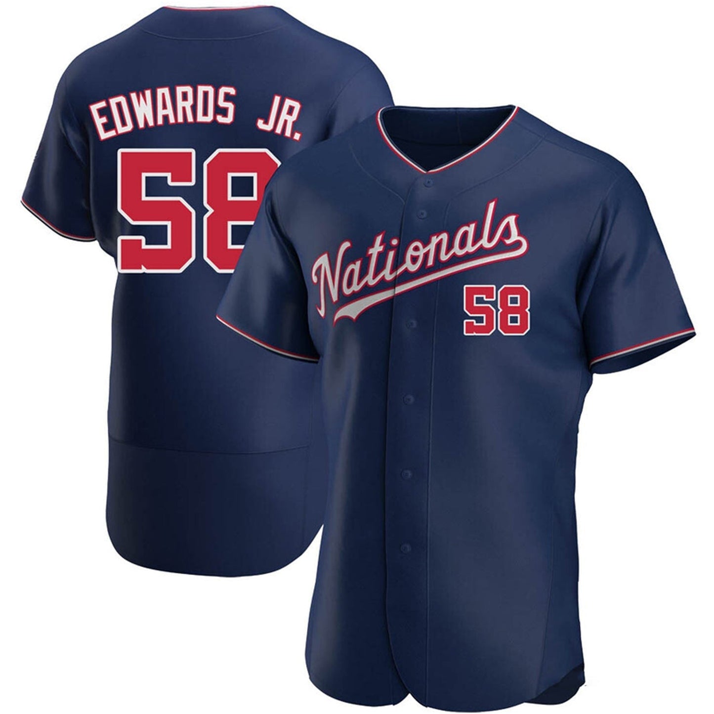 Baseball Carl Edwards Jr Washington Nationals 58 Jersey