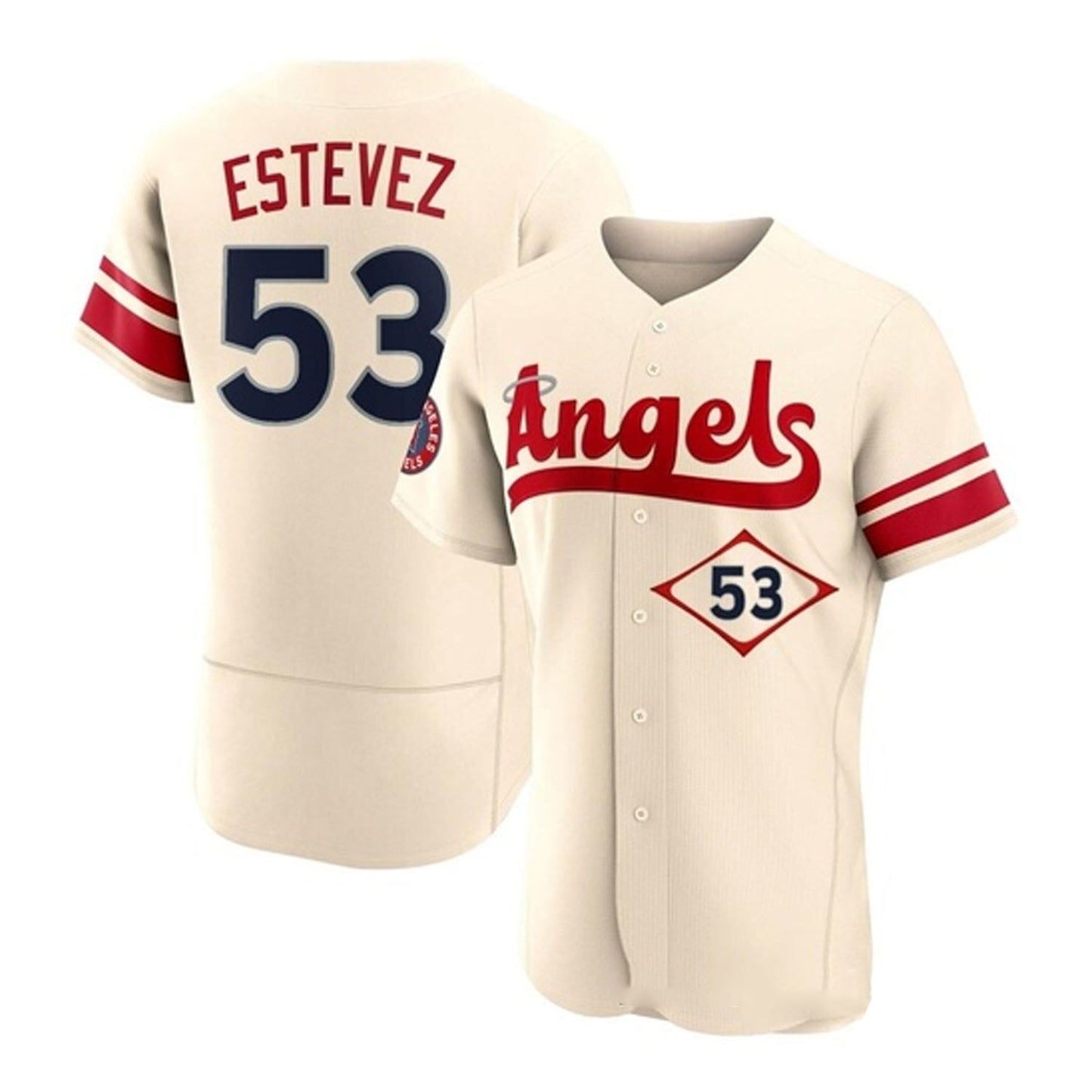 Baseball Carlos Estevez Los Angeles Angels 53 Jersey