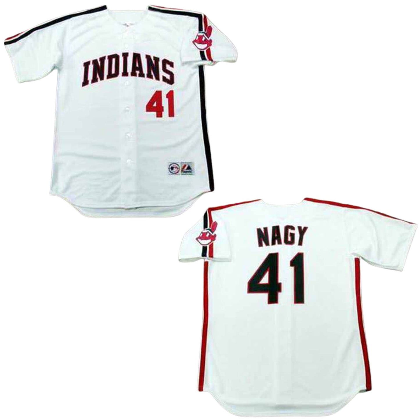 Baseball Charles Nagy Cleveland Indians 41 Jersey