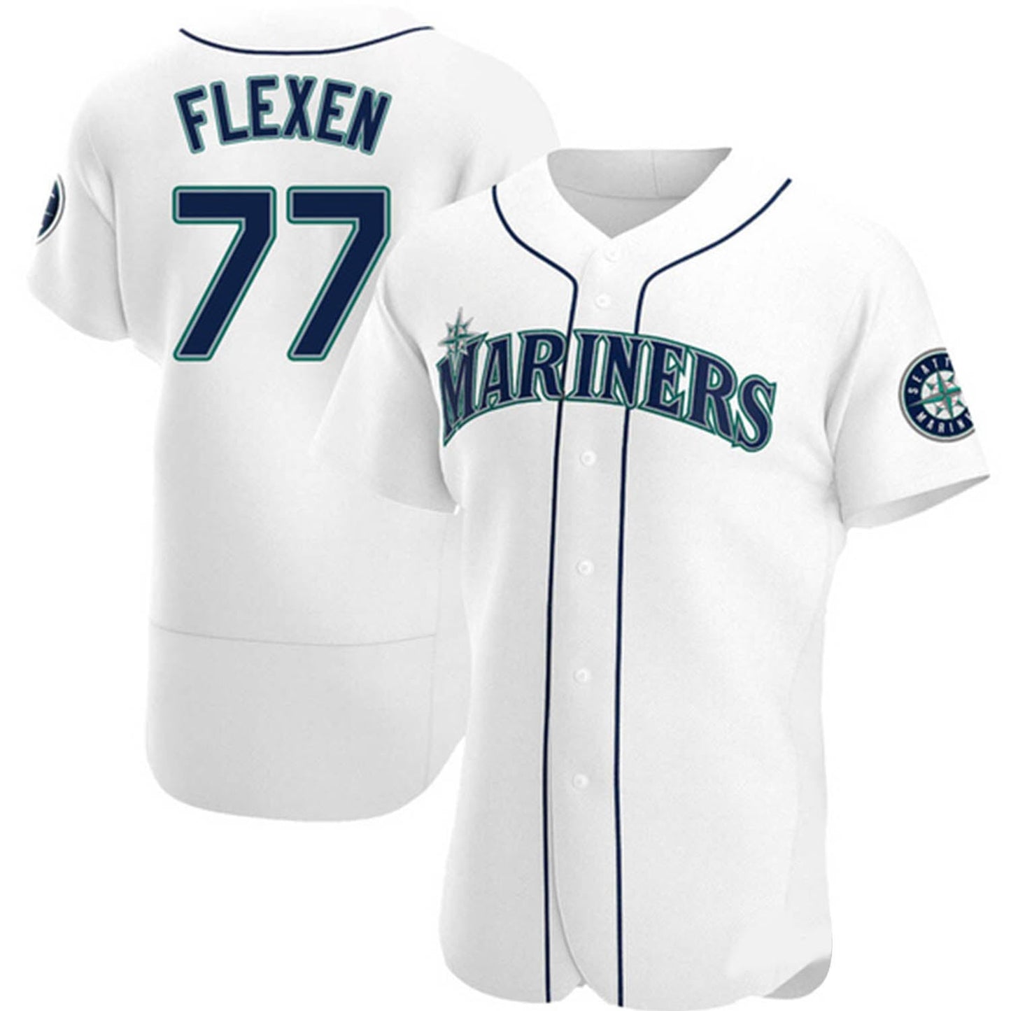 Baseball Chris Flexen Seattle Mariners 77 Jersey