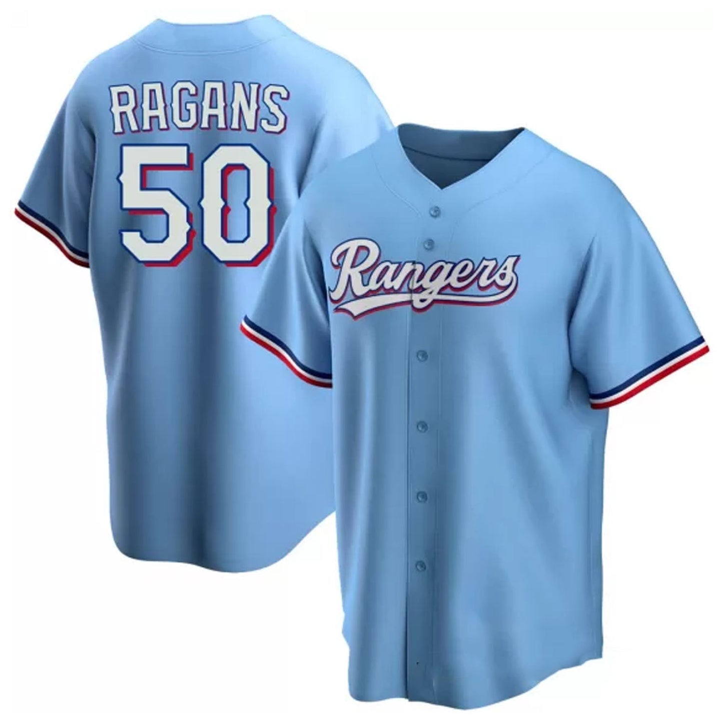 Baseball Cole Ragans Texas Rangers 50 Jersey