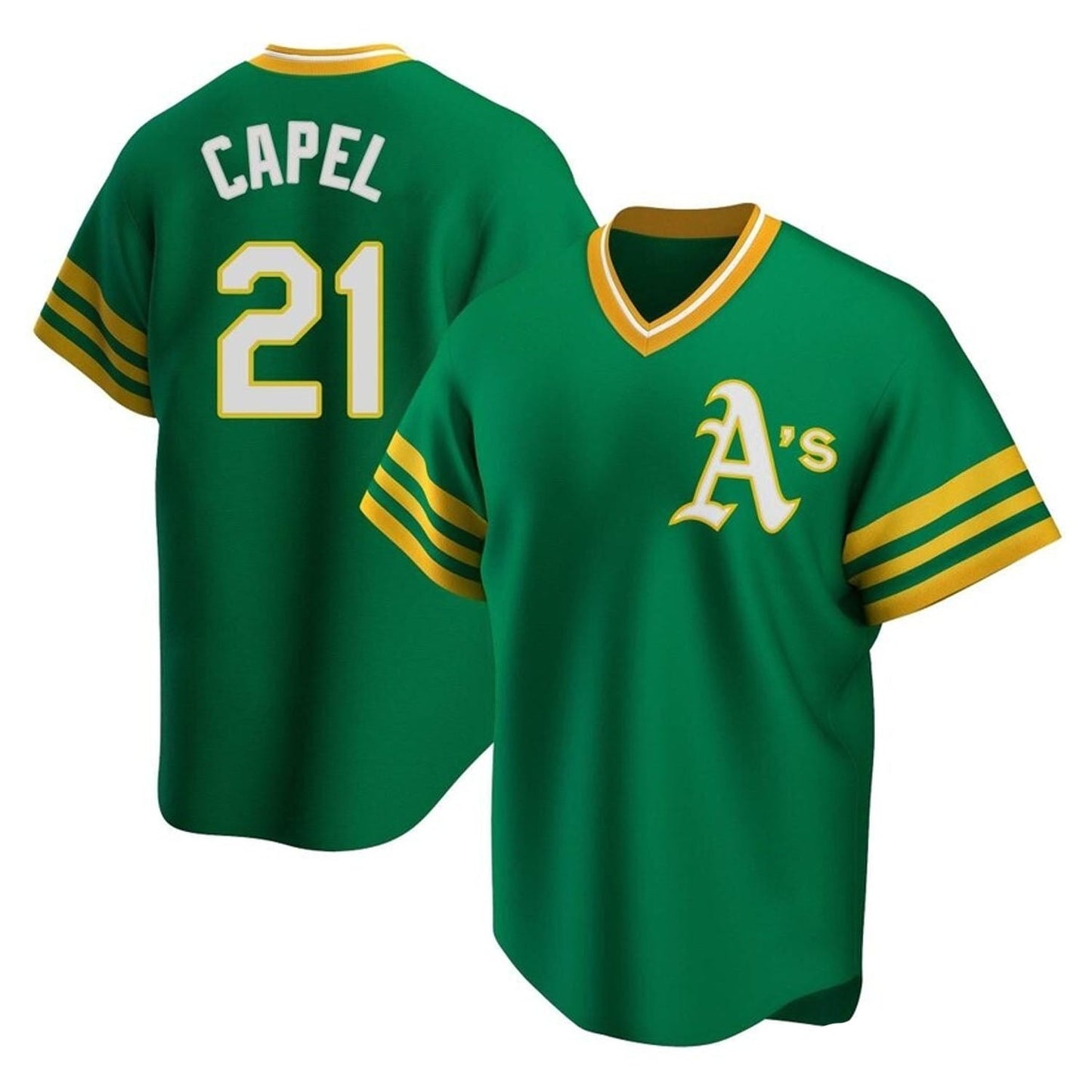 Baseball Conner Capel Oakland Athletics 21 Jersey