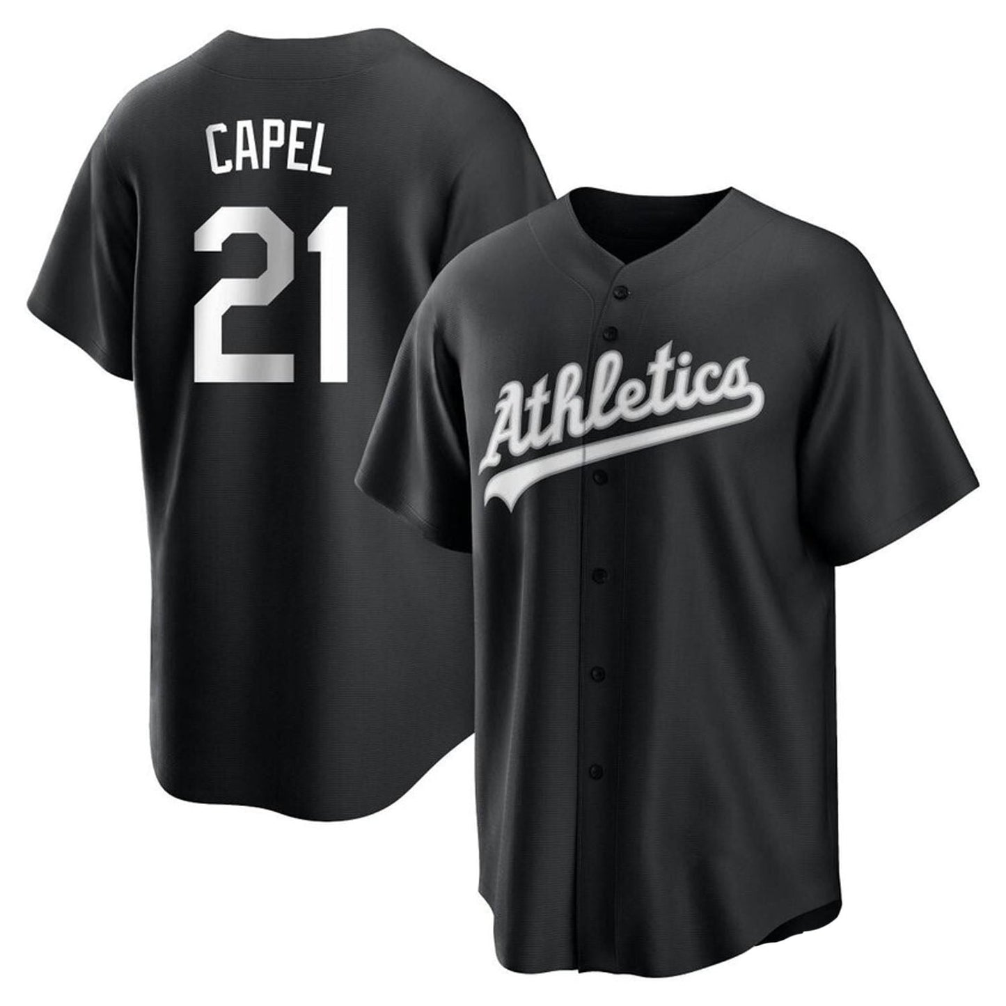 Baseball Conner Capel Oakland Athletics 21 Jersey