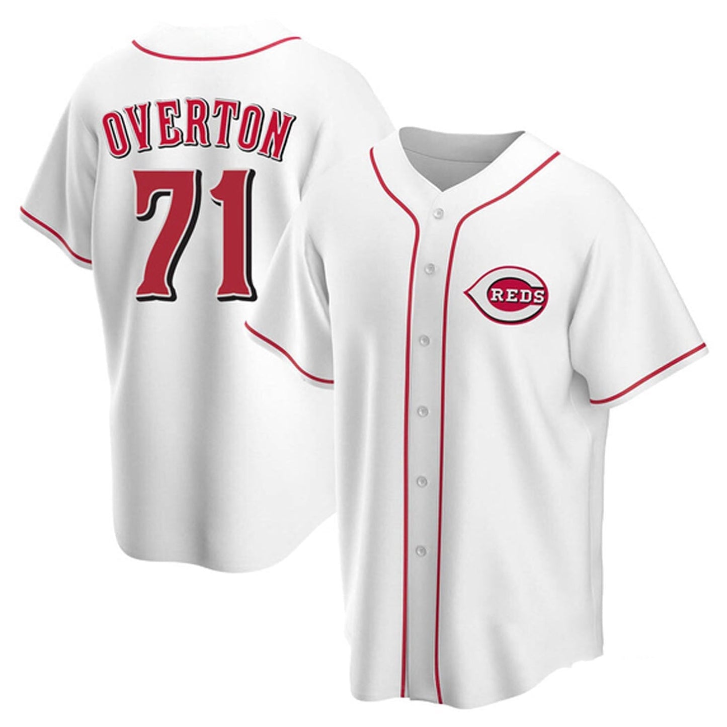 Baseball Connor Overton Cincinnati Reds 71 Jersey