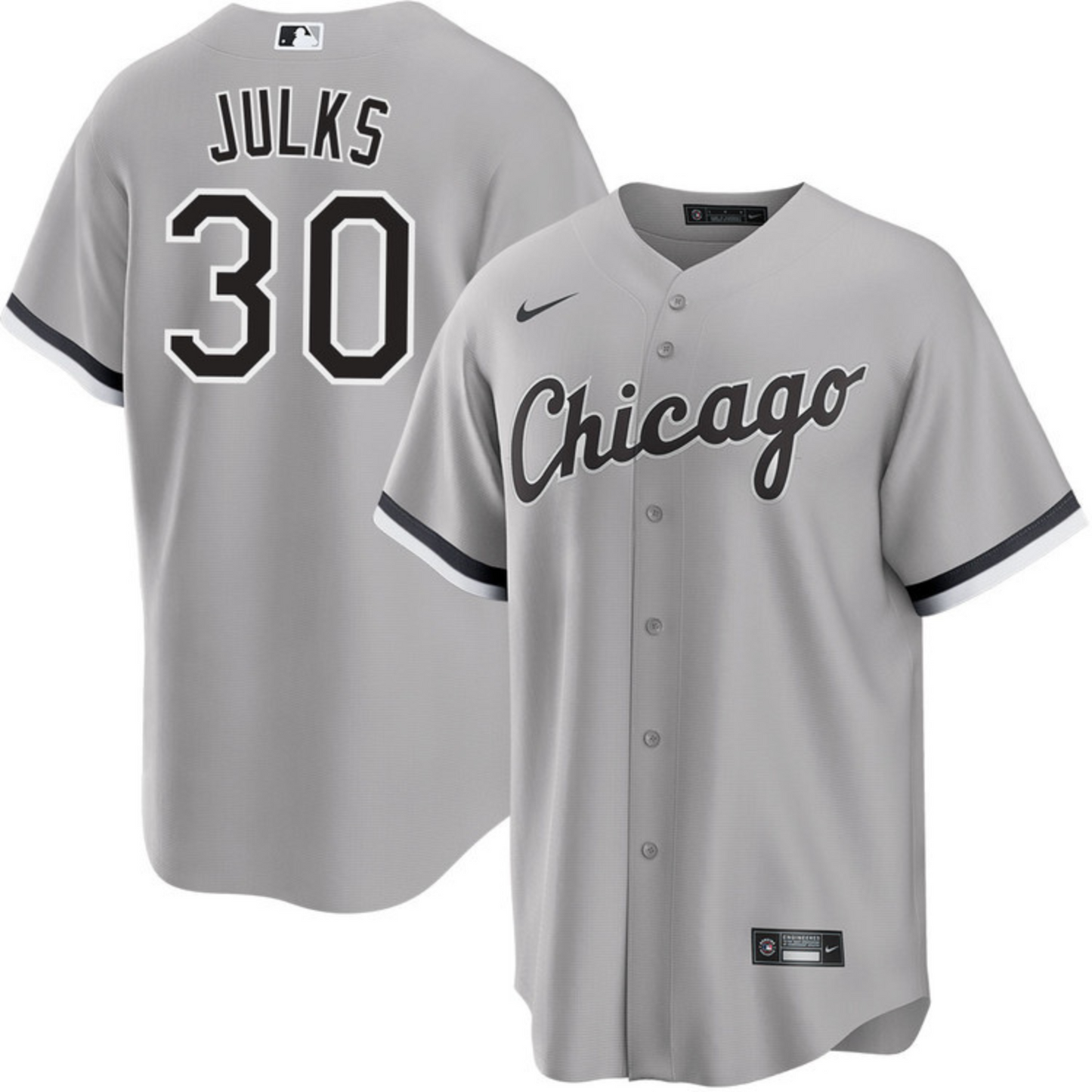 Baseball Corey Julks Chicago White Sox 30 Jersey