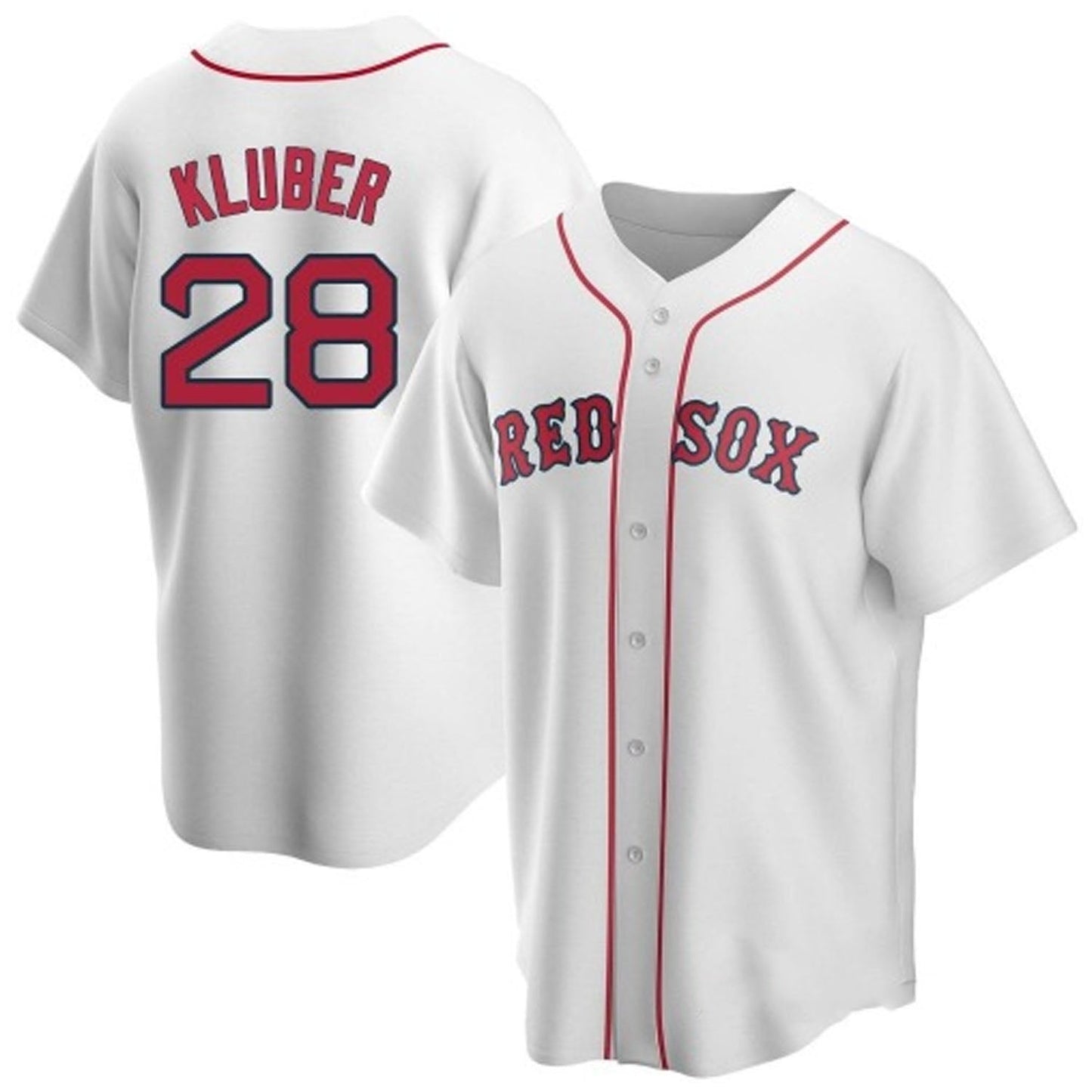 Baseball Corey Kluber Boston Red Sox 28 Jersey