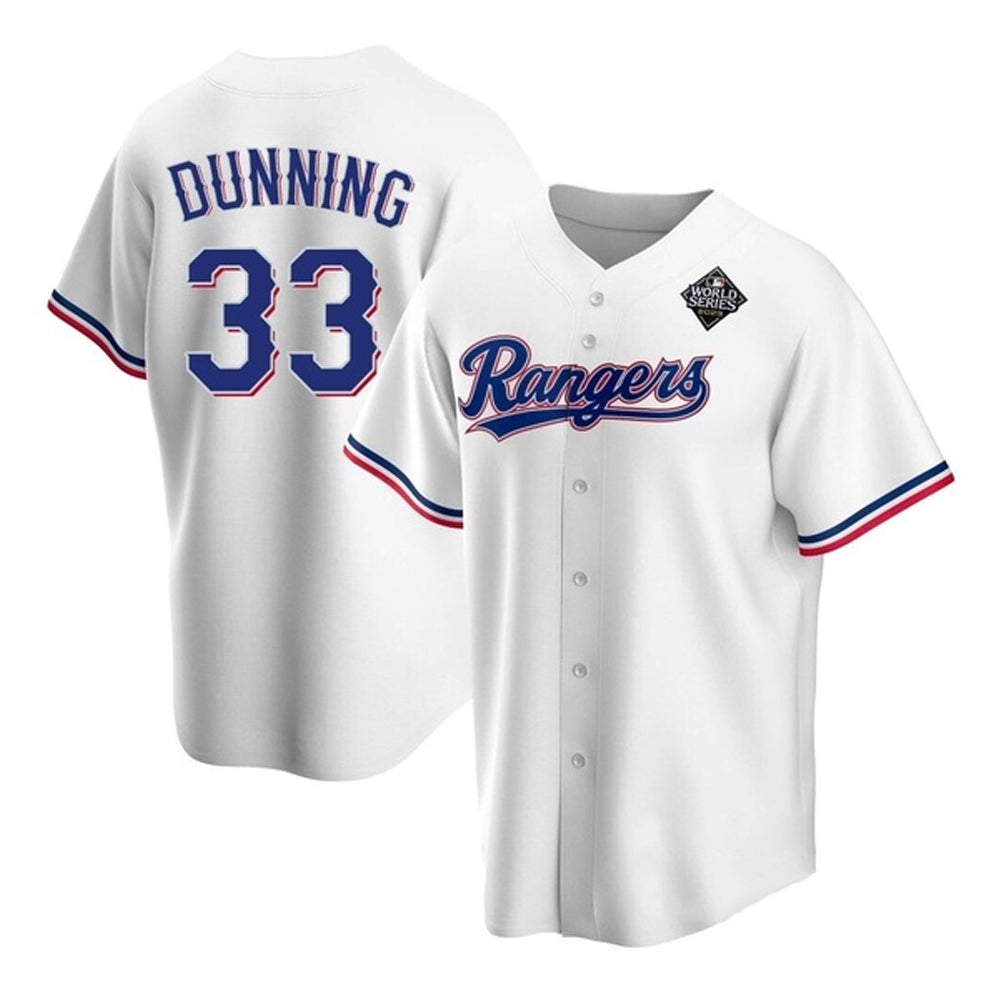 Baseball Dane Dunning Texas Ranger 33 Jersey