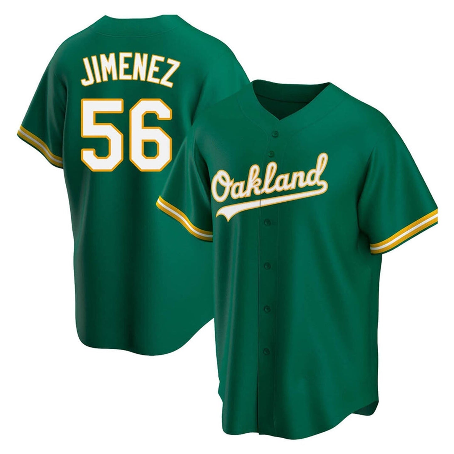Baseball Dany Jimenez Oakland Athletics 56 Jersey