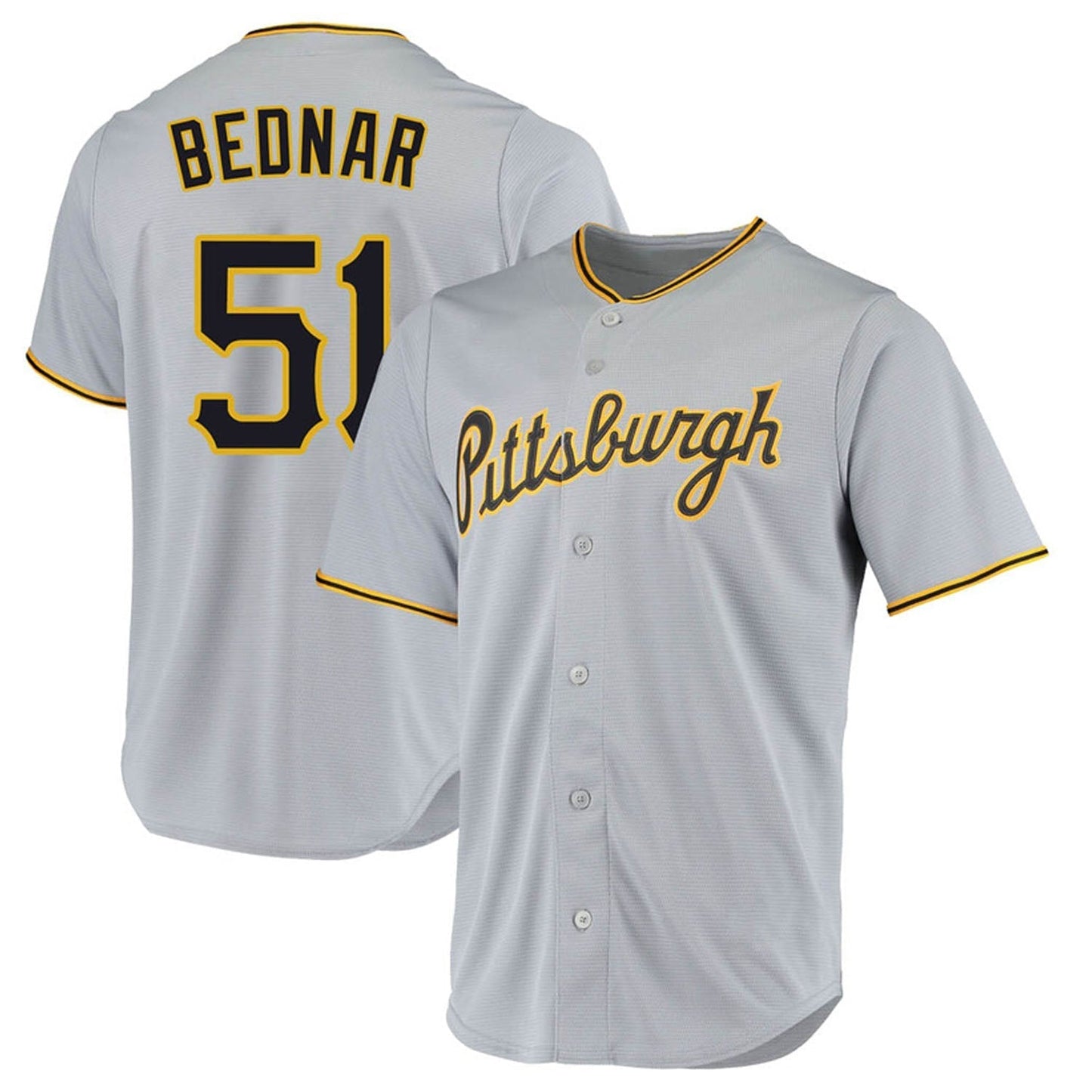 Baseball David Bednar Pittsburgh Pirates 51 Jersey