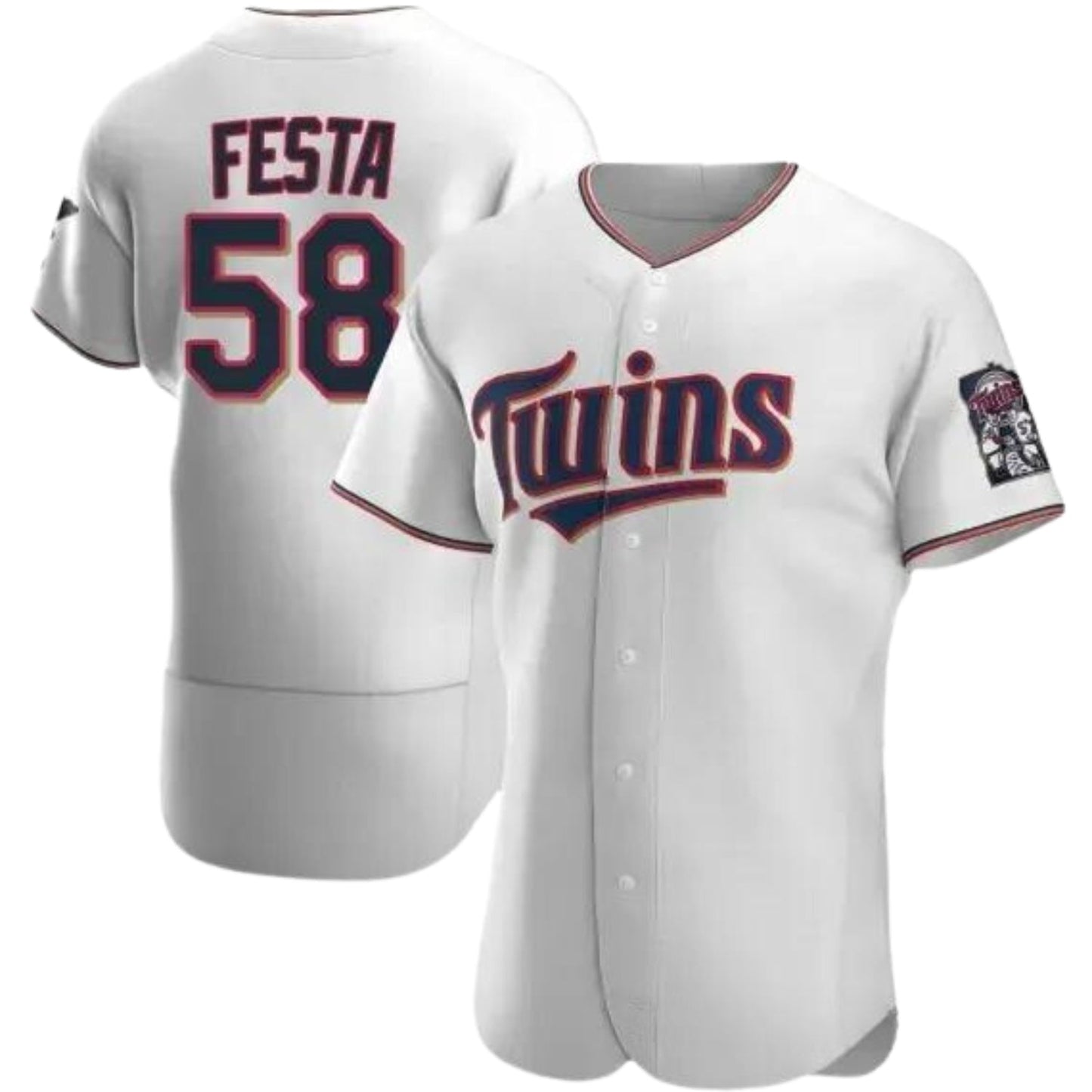 Baseball David Festa Minnesota Twins 58 Jersey