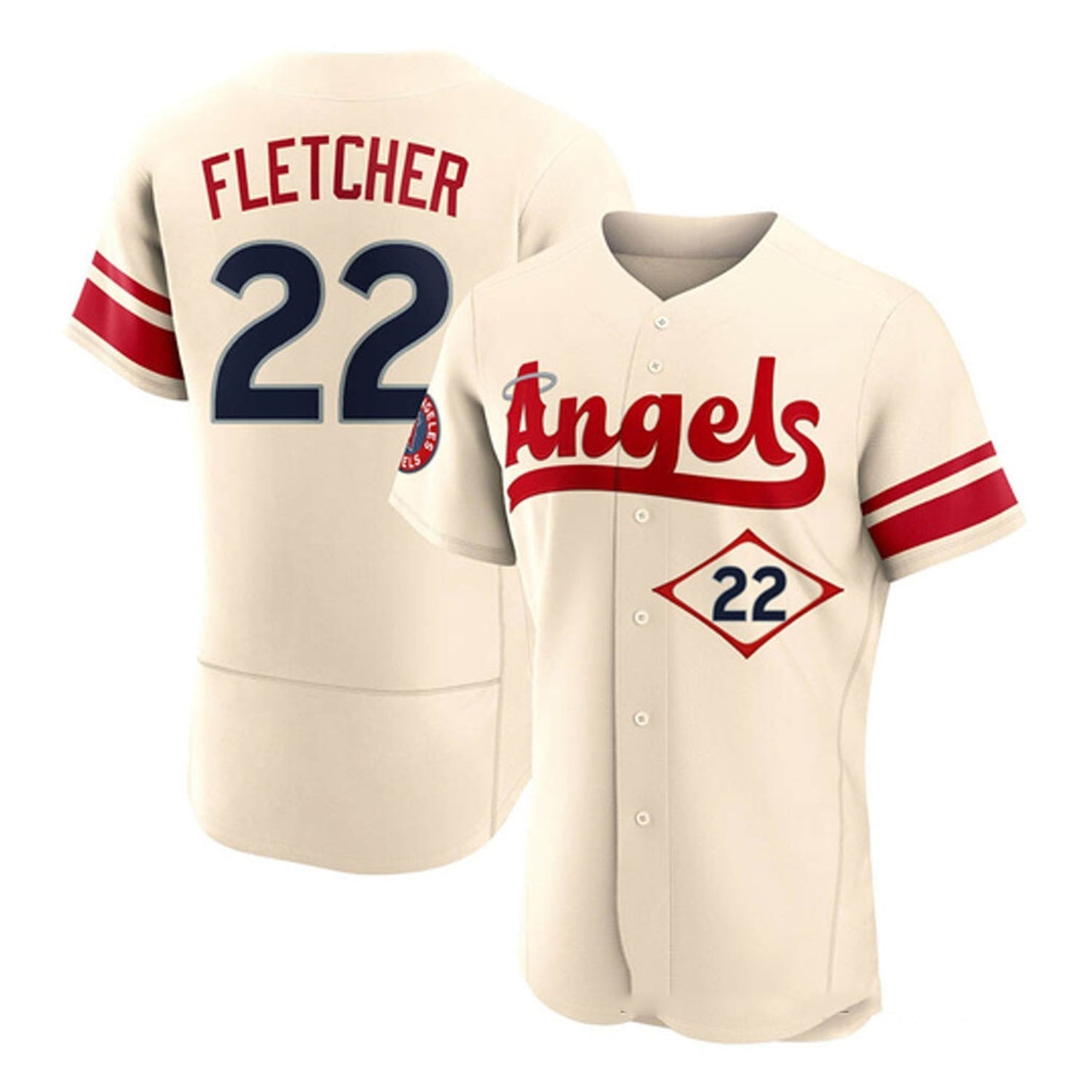 Baseball David Fletcher Los Angeles Angels 22 Jersey