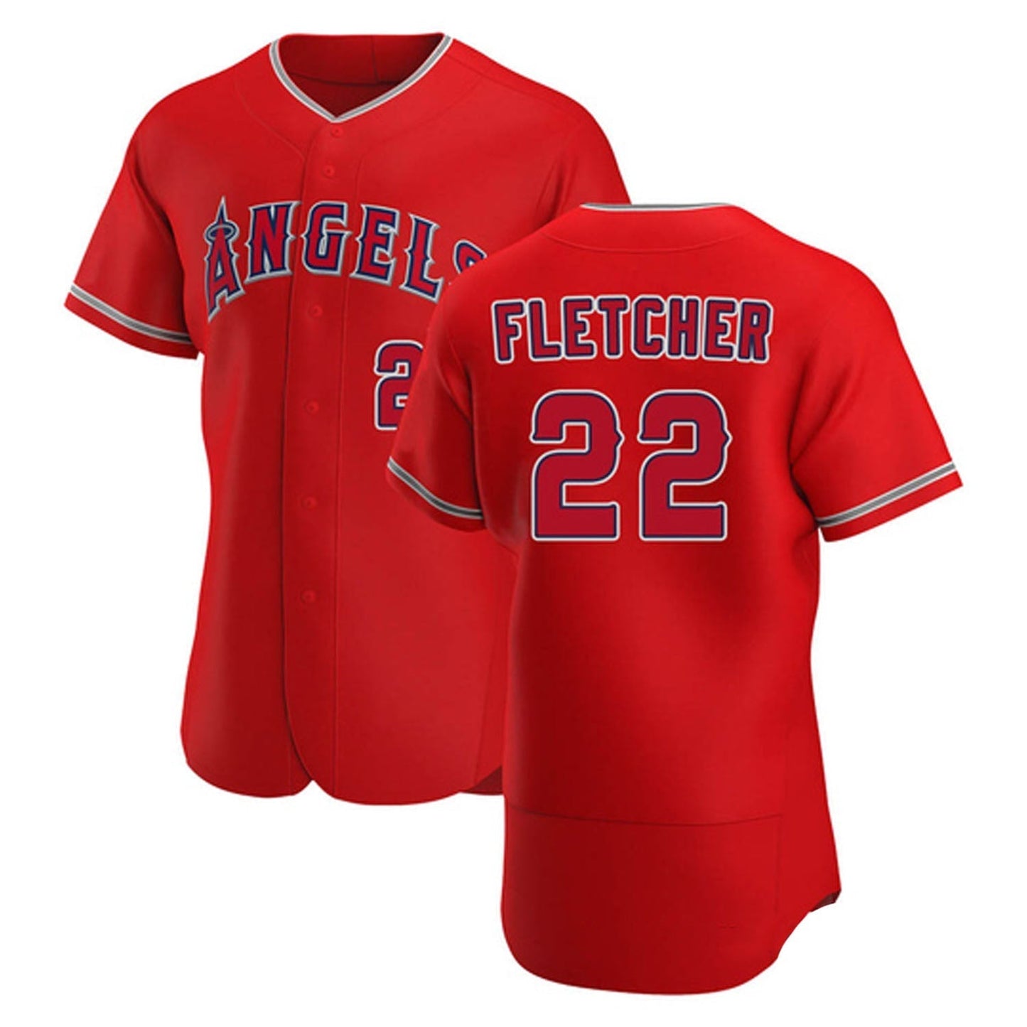 Baseball David Fletcher Los Angeles Angels 22 Jersey
