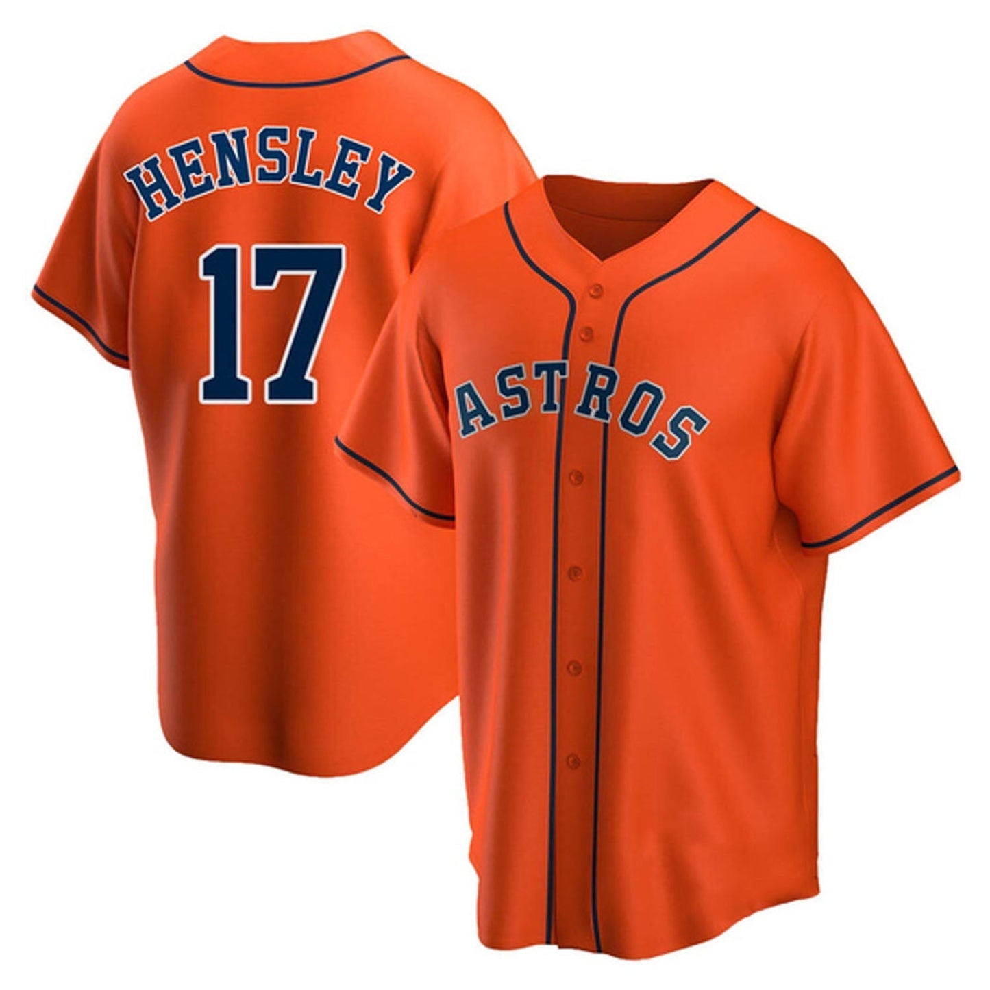 Baseball David Hensley Houston Astros 17 Jersey