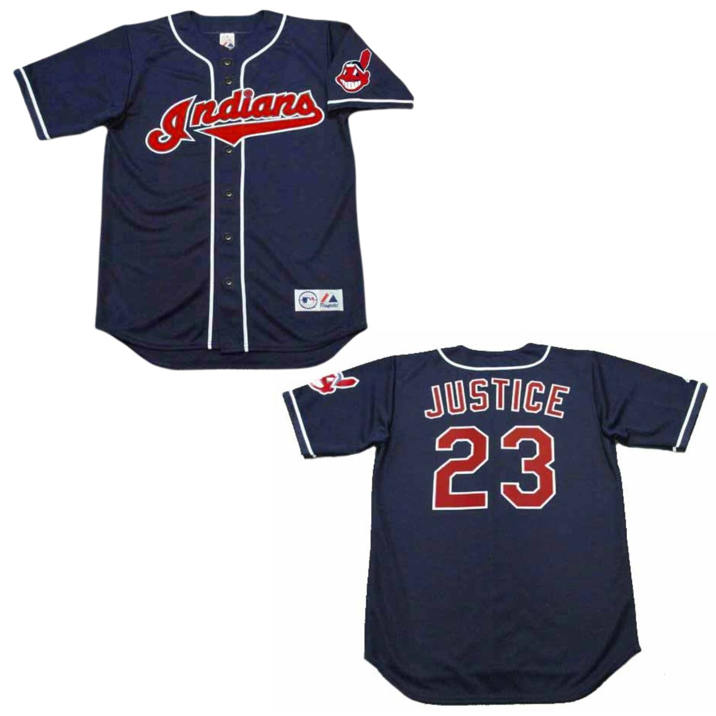 Baseball David Justice Cleveland Indians 23 Jersey