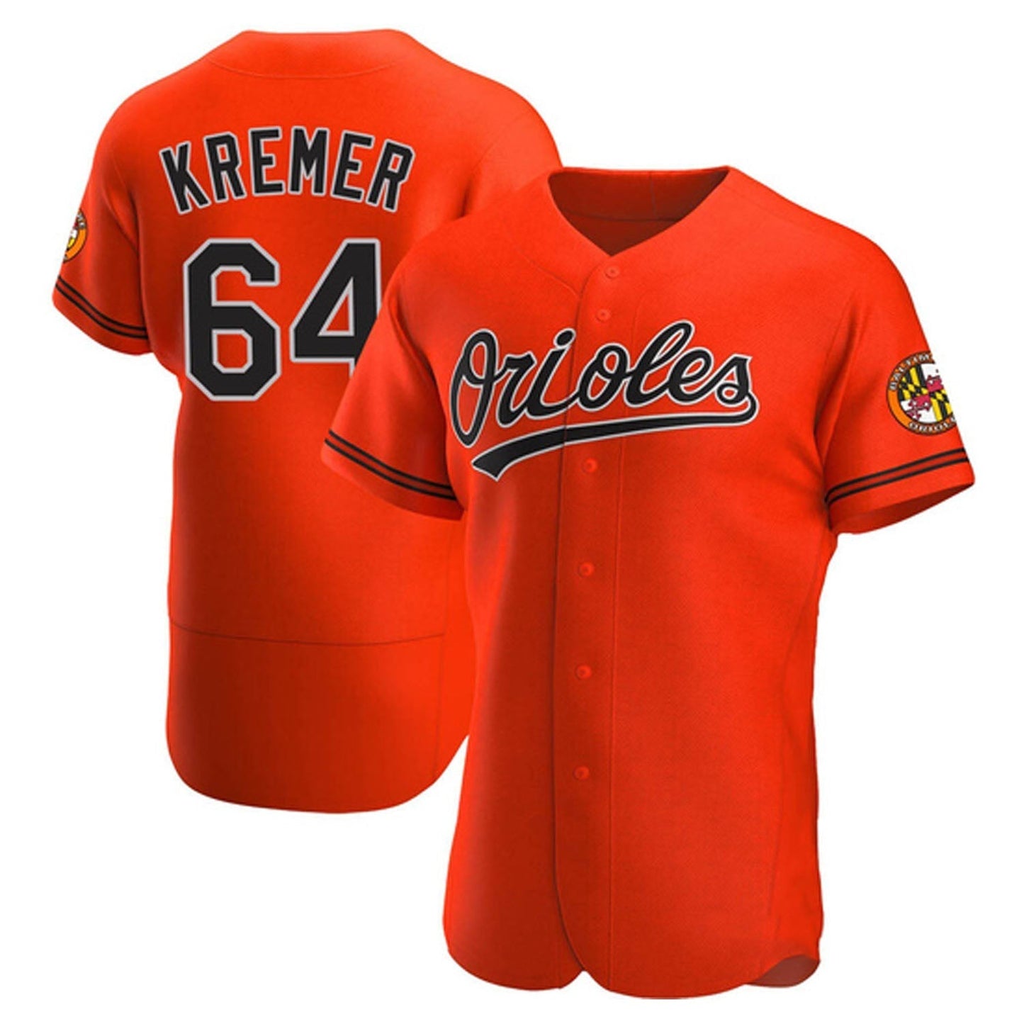 Baseball Dean Kremer Baltimore Orioles 64 Jersey