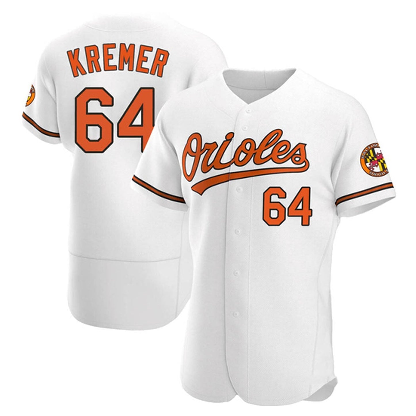 Baseball Dean Kremer Baltimore Orioles 64 Jersey