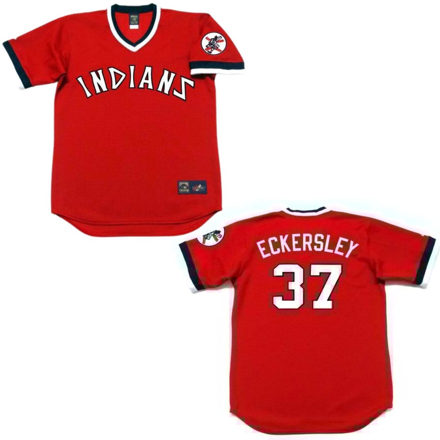 Baseball Dennis Eckersley Cleveland Indians 37 Jersey