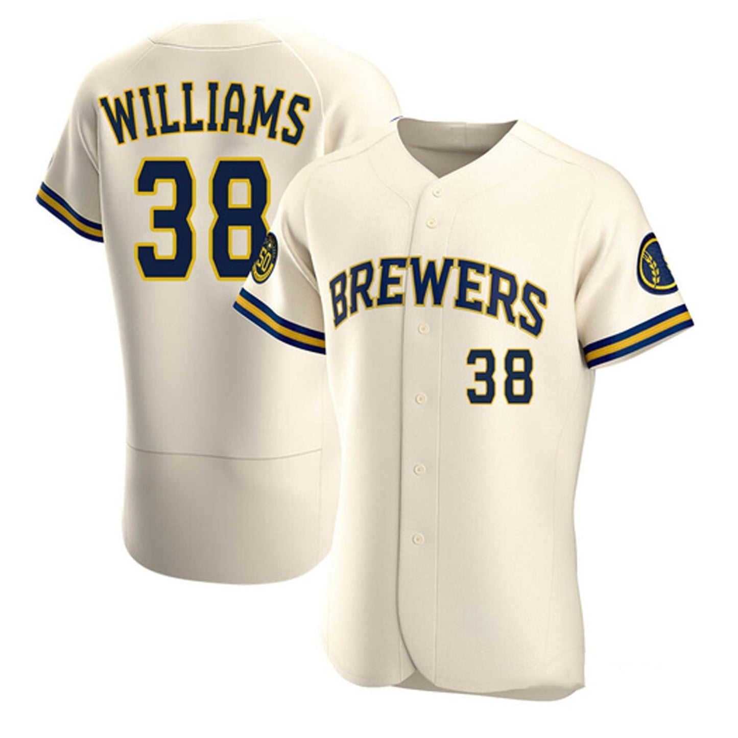 Baseball Devin Williams Milwaukee Brewers 38 Jersey