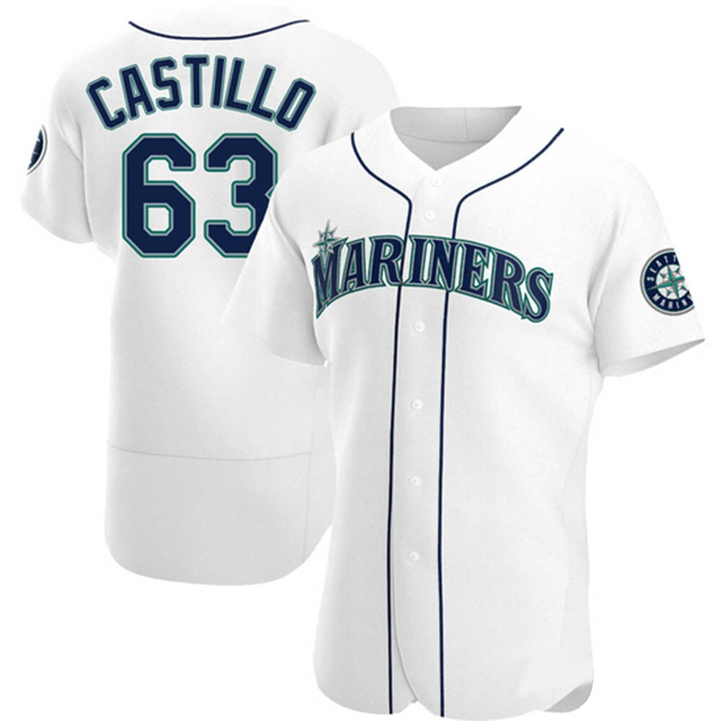 Baseball Diego Castillo Seattle Mariners 63 Jersey