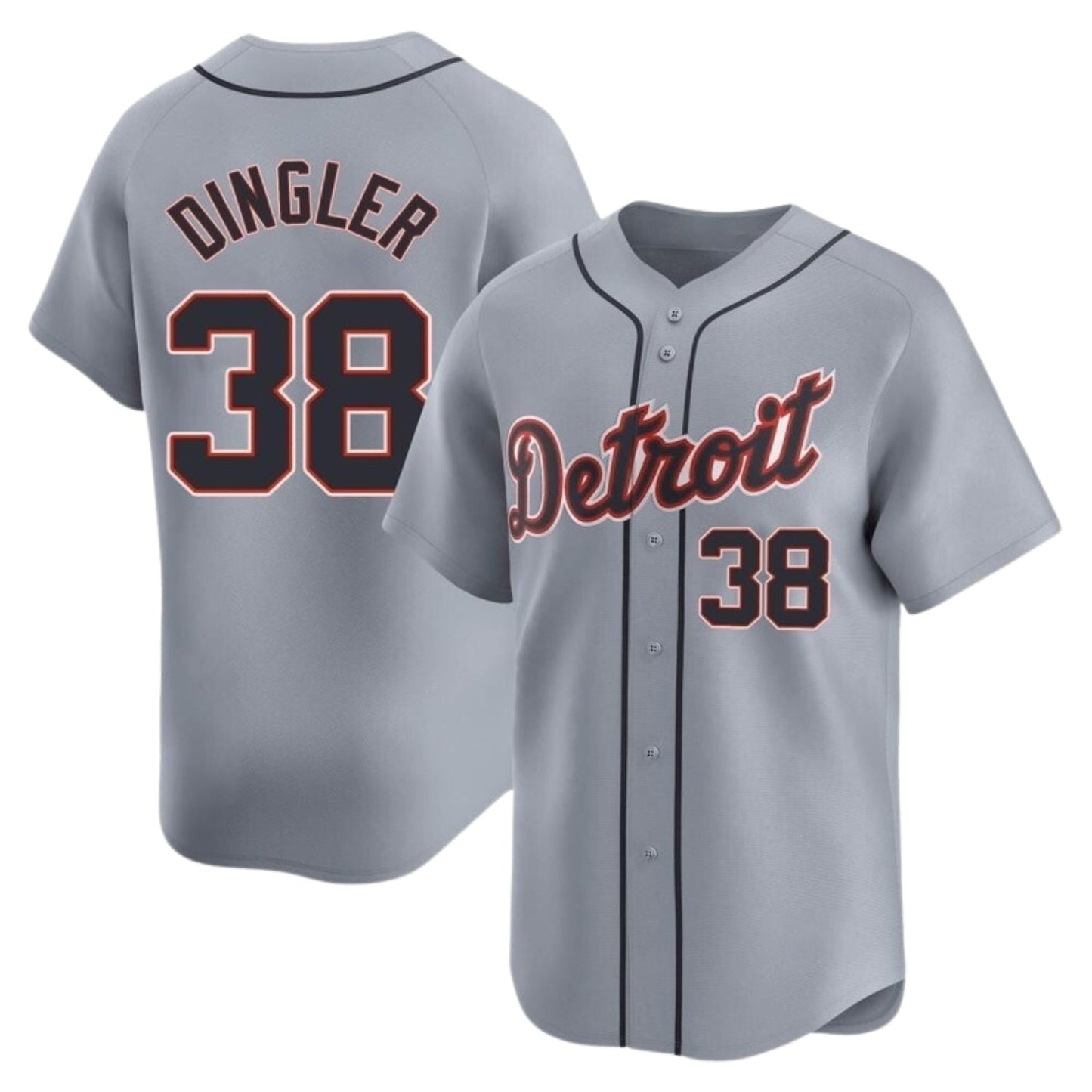 Baseball Dillon Dingler Detroit Tigers 38 Jersey