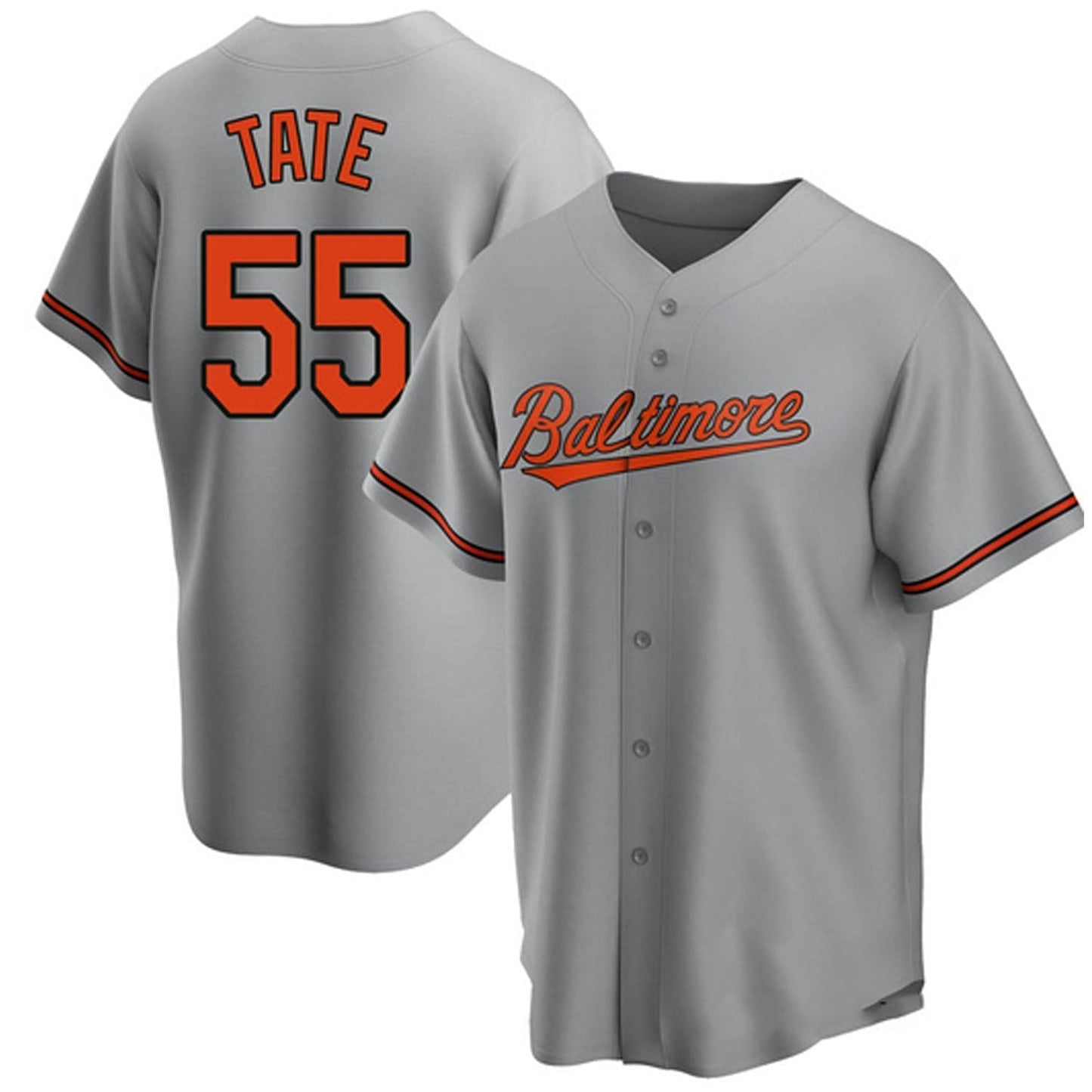 Baseball Dillon Tate Baltimore Orioles 55 Jersey