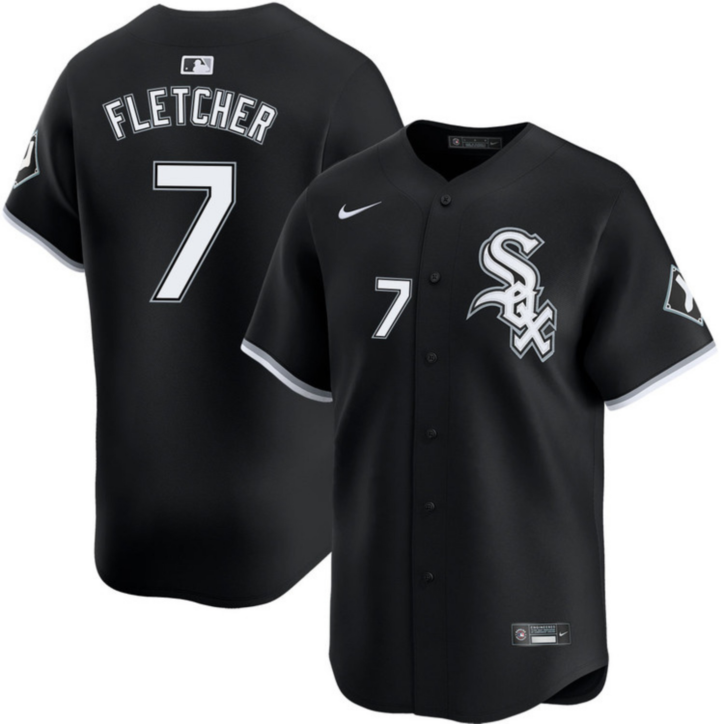 Baseball Dominic Fletcher Chicago White Sox 7 Jersey