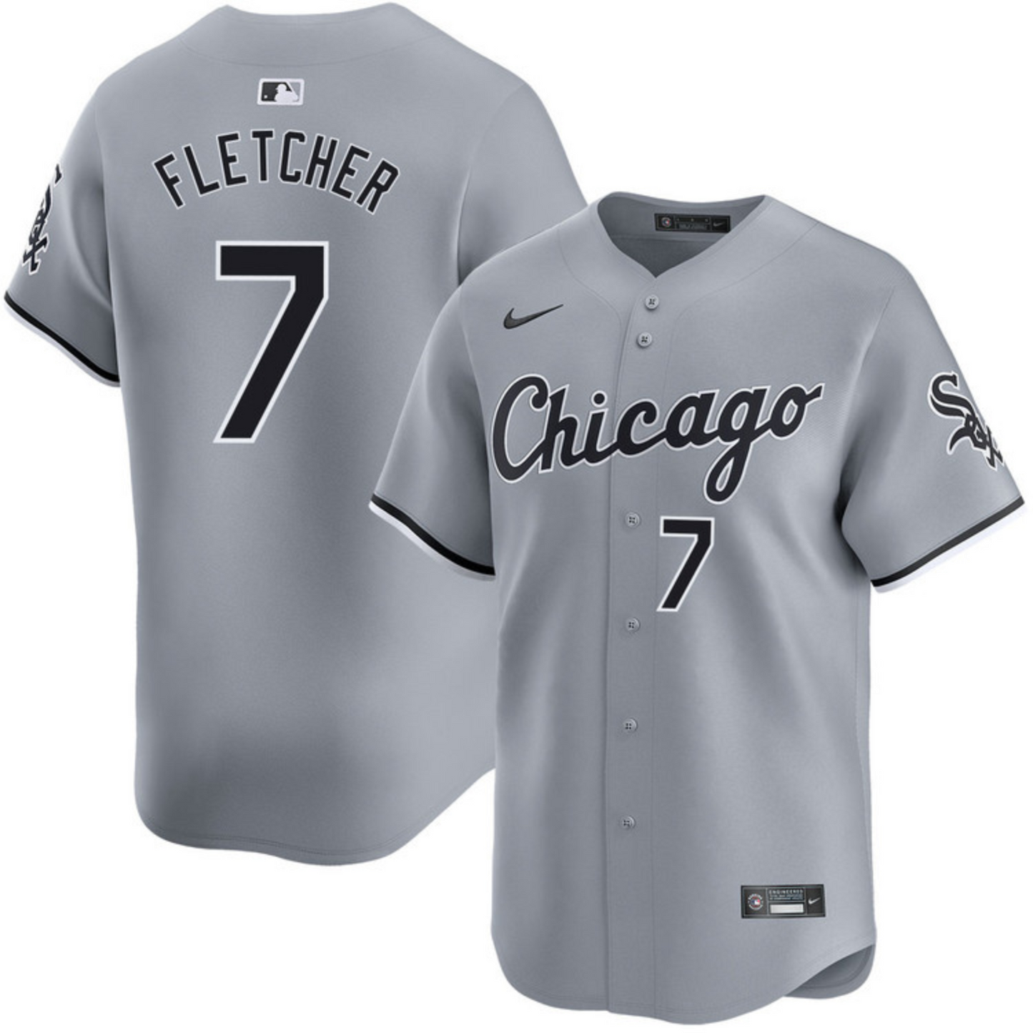 Baseball Dominic Fletcher Chicago White Sox 7 Jersey