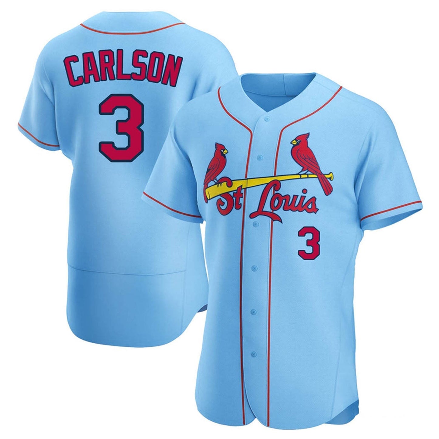 Baseball Dylan Carlson St Louis Cardinals 3 Jersey