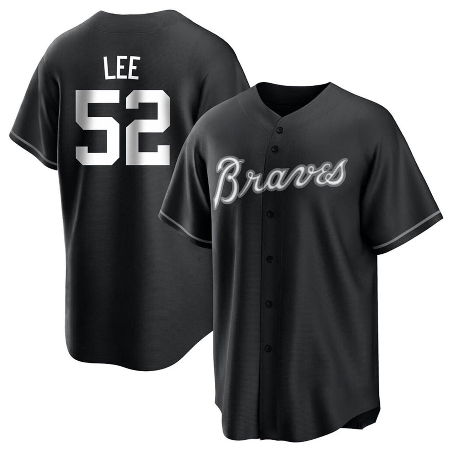 Baseball Dylan Lee Atlanta Braves 52 Jersey