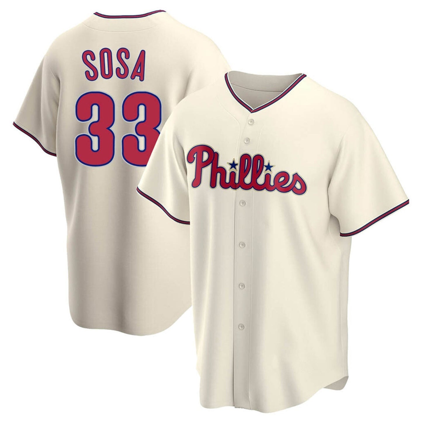 Baseball Edmundo Sosa Philadelphia Phillies 33 Jersey
