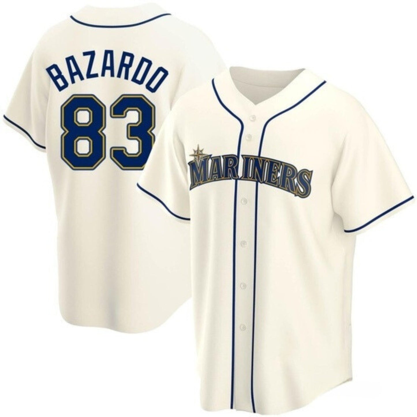 Baseball Eduard Bazardo Seattle Mariners 83 Jersey